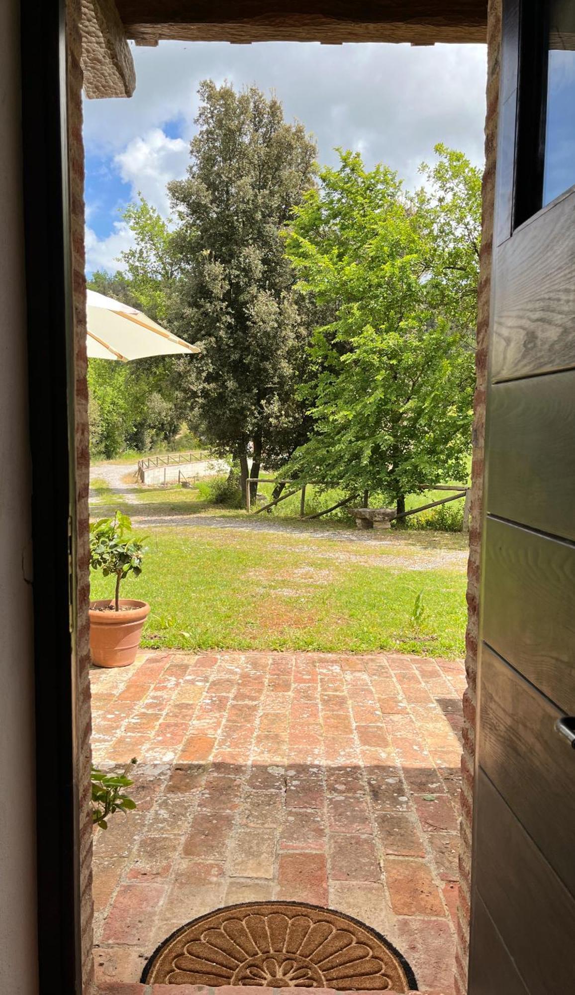 Podere Sole Trequanda Bagian luar foto